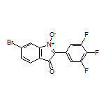 6-Bromo-3-oxo-2-(3,4,5-trifluorophenyl)-3H-indole 1-Oxide
