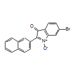 6-Bromo-2-(naphthalen-2-yl)-3-oxo-3H-indole 1-Oxide