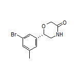 (S)-6-(3-Bromo-5-methylphenyl)morpholin-3-one