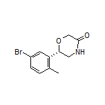 (S)-6-(5-Bromo-2-methylphenyl)morpholin-3-one