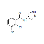3-Bromo-2-chloro-N-(1H-pyrazol-4-yl)benzamide