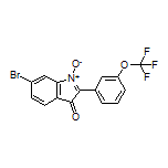 6-Bromo-3-oxo-2-[3-(trifluoromethoxy)phenyl]-3H-indole 1-Oxide