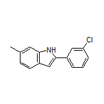 2-(3-Chlorophenyl)-6-methyl-1H-indole