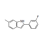 2-(3-Fluorophenyl)-6-methyl-1H-indole