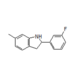 2-(3-Fluorophenyl)-6-methylindoline