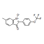 6-Methyl-3-oxo-2-[4-(trifluoromethoxy)phenyl]-3H-indole 1-Oxide