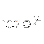 6-Methyl-2-[4-(trifluoromethoxy)phenyl]-1H-indole