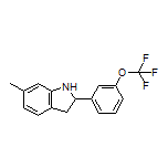 6-Methyl-2-[3-(trifluoromethoxy)phenyl]indoline