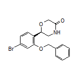 (R)-6-[2-(Benzyloxy)-4-bromophenyl]morpholin-3-one