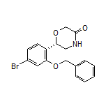 (S)-6-[2-(Benzyloxy)-4-bromophenyl]morpholin-3-one