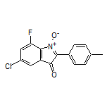 5-Chloro-7-fluoro-3-oxo-2-(p-tolyl)-3H-indole 1-Oxide