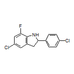 5-Chloro-2-(4-chlorophenyl)-7-fluoroindoline