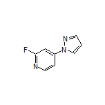 2-Fluoro-4-(1H-pyrazol-1-yl)pyridine