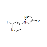 4-(4-Bromo-1H-pyrazol-1-yl)-2-fluoropyridine