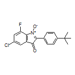 2-[4-(tert-Butyl)phenyl]-5-chloro-7-fluoro-3-oxo-3H-indole 1-Oxide
