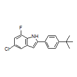 2-[4-(tert-Butyl)phenyl]-5-chloro-7-fluoro-1H-indole