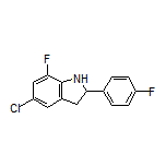 5-Chloro-7-fluoro-2-(4-fluorophenyl)indoline