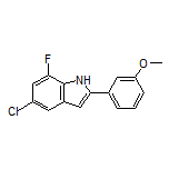 5-Chloro-7-fluoro-2-(3-methoxyphenyl)-1H-indole
