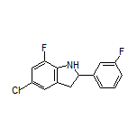 5-Chloro-7-fluoro-2-(3-fluorophenyl)indoline