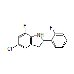 5-Chloro-7-fluoro-2-(2-fluorophenyl)indoline