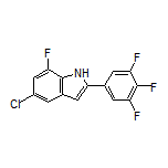 5-Chloro-7-fluoro-2-(3,4,5-trifluorophenyl)-1H-indole
