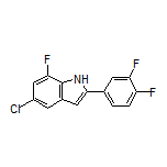 5-Chloro-2-(3,4-difluorophenyl)-7-fluoro-1H-indole