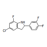 5-Chloro-2-(3,4-difluorophenyl)-7-fluoroindoline