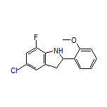 5-Chloro-7-fluoro-2-(2-methoxyphenyl)indoline