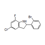 2-(2-Bromophenyl)-5-chloro-7-fluoroindoline