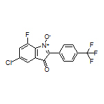 5-Chloro-7-fluoro-3-oxo-2-[4-(trifluoromethyl)phenyl]-3H-indole 1-Oxide
