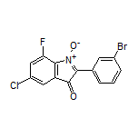 2-(3-Bromophenyl)-5-chloro-7-fluoro-3-oxo-3H-indole 1-Oxide