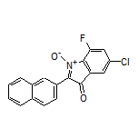 5-Chloro-7-fluoro-2-(naphthalen-2-yl)-3-oxo-3H-indole 1-Oxide