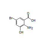 2-Amino-5-bromo-3-hydroxybenzoic Acid