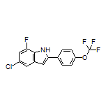 5-Chloro-7-fluoro-2-[4-(trifluoromethoxy)phenyl]-1H-indole
