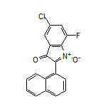 5-Chloro-7-fluoro-2-(naphthalen-1-yl)-3-oxo-3H-indole 1-Oxide