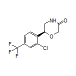 (S)-6-[2-Chloro-4-(trifluoromethyl)phenyl]morpholin-3-one