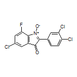 5-Chloro-2-(3,4-dichlorophenyl)-7-fluoro-3-oxo-3H-indole 1-Oxide