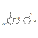 5-Chloro-2-(3,4-dichlorophenyl)-7-fluoroindoline