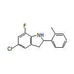 5-Chloro-7-fluoro-2-(o-tolyl)indoline