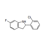 2-(2-Chlorophenyl)-6-fluoroindoline
