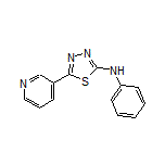 N-Phenyl-5-(pyridin-3-yl)-1,3,4-thiadiazol-2-amine