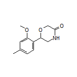 6-(2-Methoxy-4-methylphenyl)morpholin-3-one