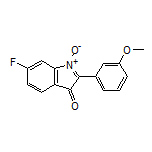6-Fluoro-2-(3-methoxyphenyl)-3-oxo-3H-indole 1-Oxide