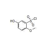 5-Hydroxy-2-methoxy-1-benzenesulfonyl Chloride