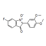 2-(3,4-Dimethoxyphenyl)-6-fluoro-3-oxo-3H-indole 1-Oxide