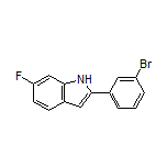 2-(3-Bromophenyl)-6-fluoro-1H-indole