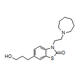 3-[2-(Azepan-1-yl)ethyl]-6-(3-hydroxypropyl)benzo[d]thiazol-2(3H)-one