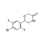 6-(4-Bromo-2,5-difluorophenyl)morpholin-3-one