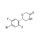 (S)-6-(4-Bromo-2,5-difluorophenyl)morpholin-3-one