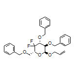 (2R,4R,5R,6S)-6-(Allyloxy)-4,5-bis(benzyloxy)-2-[(benzyloxy)methyl]-3,3-difluorotetrahydro-2H-pyran
